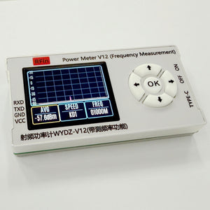 WYDZ-V12 Portable RF Power Meter 10MHz-6.5GHz Type-C Power Detector Support Frequency Measurement