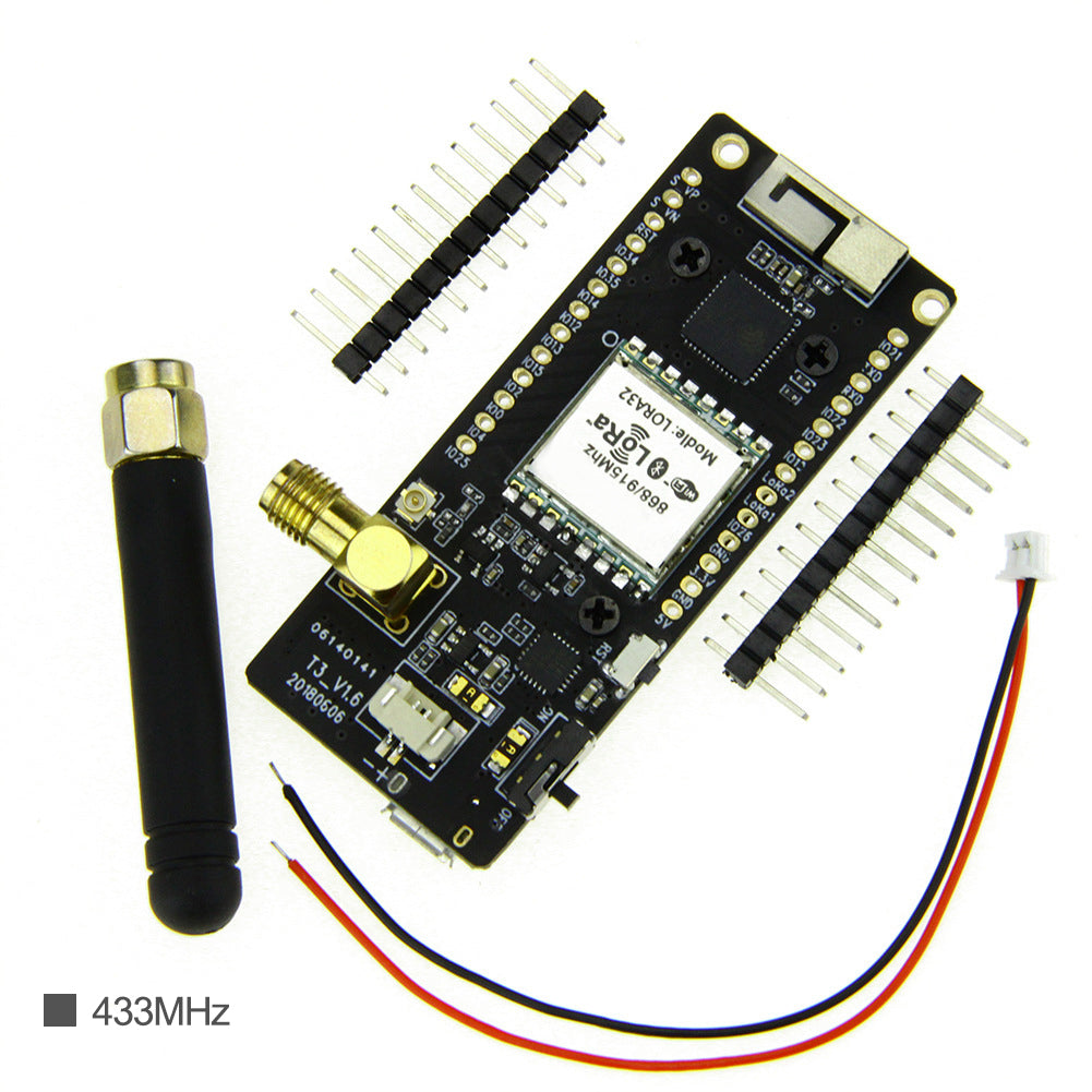 LoRa32 V2.1 433MHz ESP32 LoRa OLED 0.96“ Wireless LoRa32 V2.1 433MHz ESP32 LoRa OLED 0.96" Wireless WIFI Bluetooth Module SMA IP5306 Support SD CardBluetooth Module SMA IP5306 Support SD Card