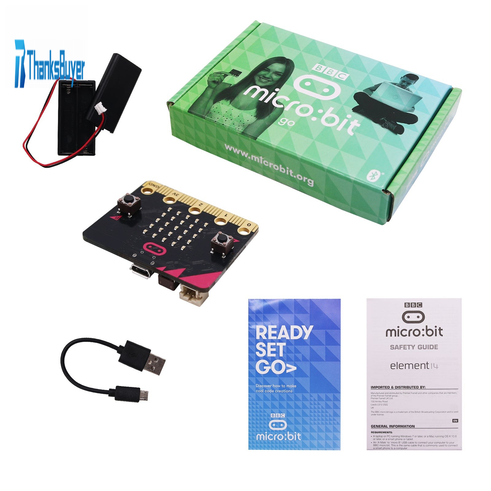 Complete Kit for BBC Micro Bit Go Kit Starter Pack Kit for Python Prog