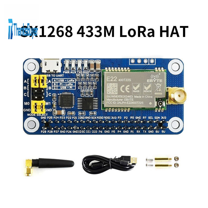 Mini Pci Lora Module Wireless Module For Raspberry Pi LoRa Board LoRa Module SX1268 433M Lo