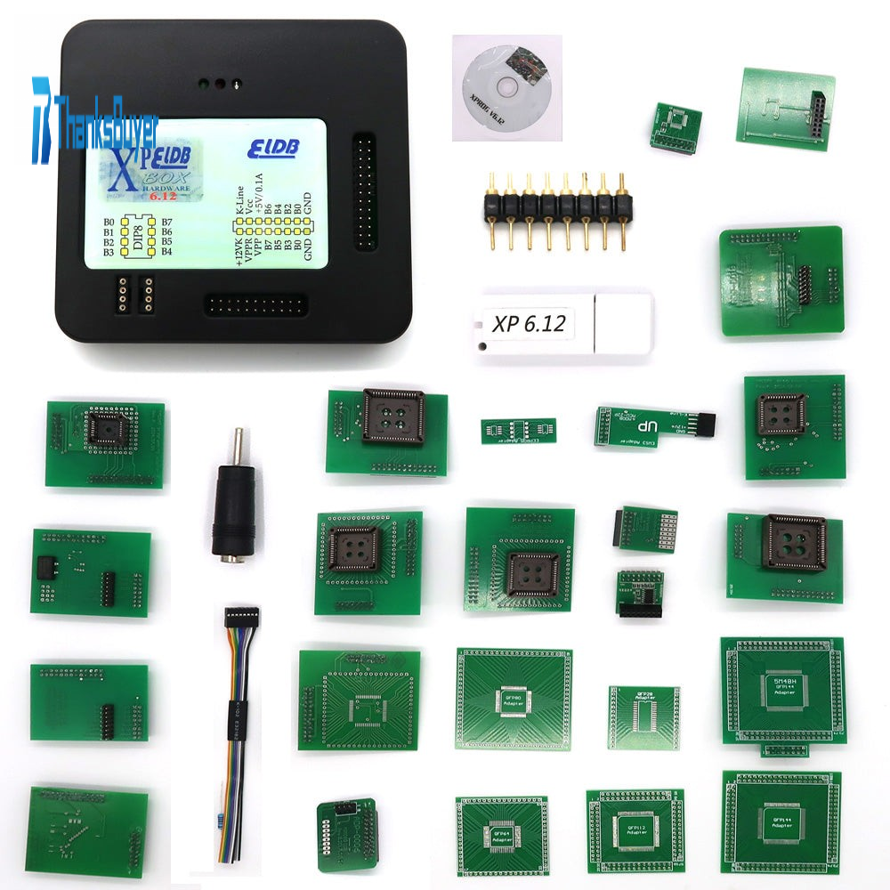 Computer Programmer Tool Kit Xprog V6.12 Xprog Programmer ECU Programmer Tool Kit With USB Dongle