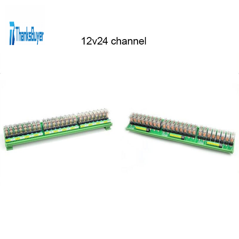 OMRON 24 Channel Relay Module SPDT 24 Ways Driver Board Socket DC 12V