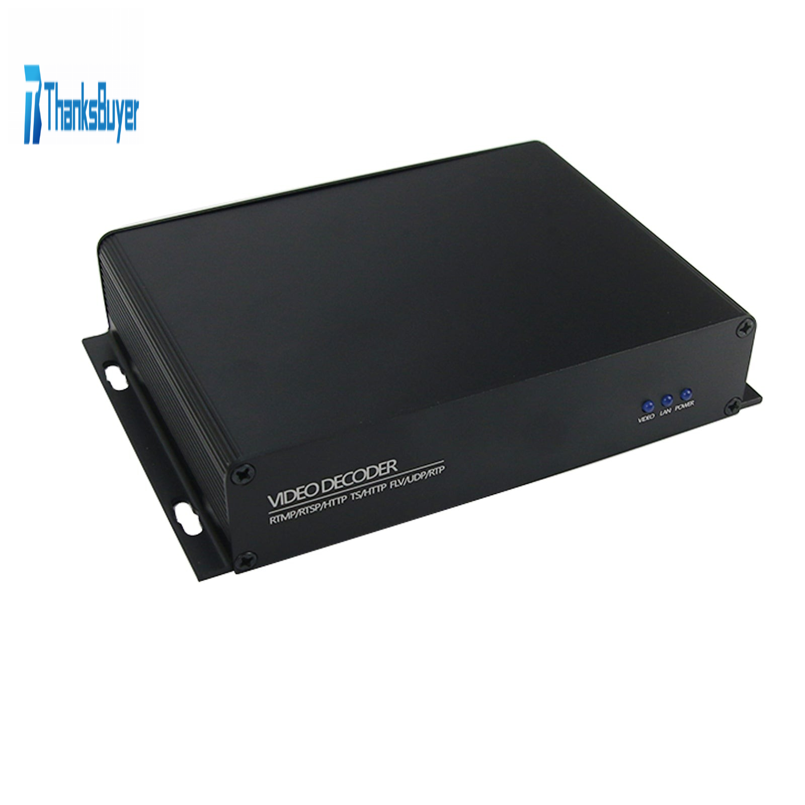 4K Video Decoder H.265 H.264 HDMI VGA CVBS Ultra Low Latency Audio And