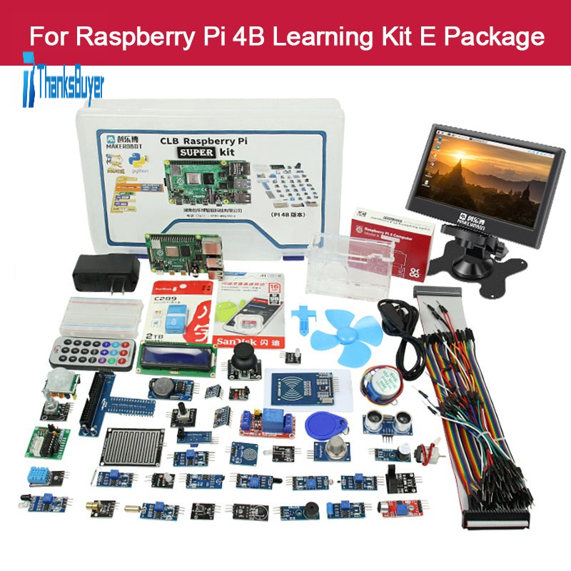 For Raspberry Pi 4B Python Development Board Kit Programming Learning