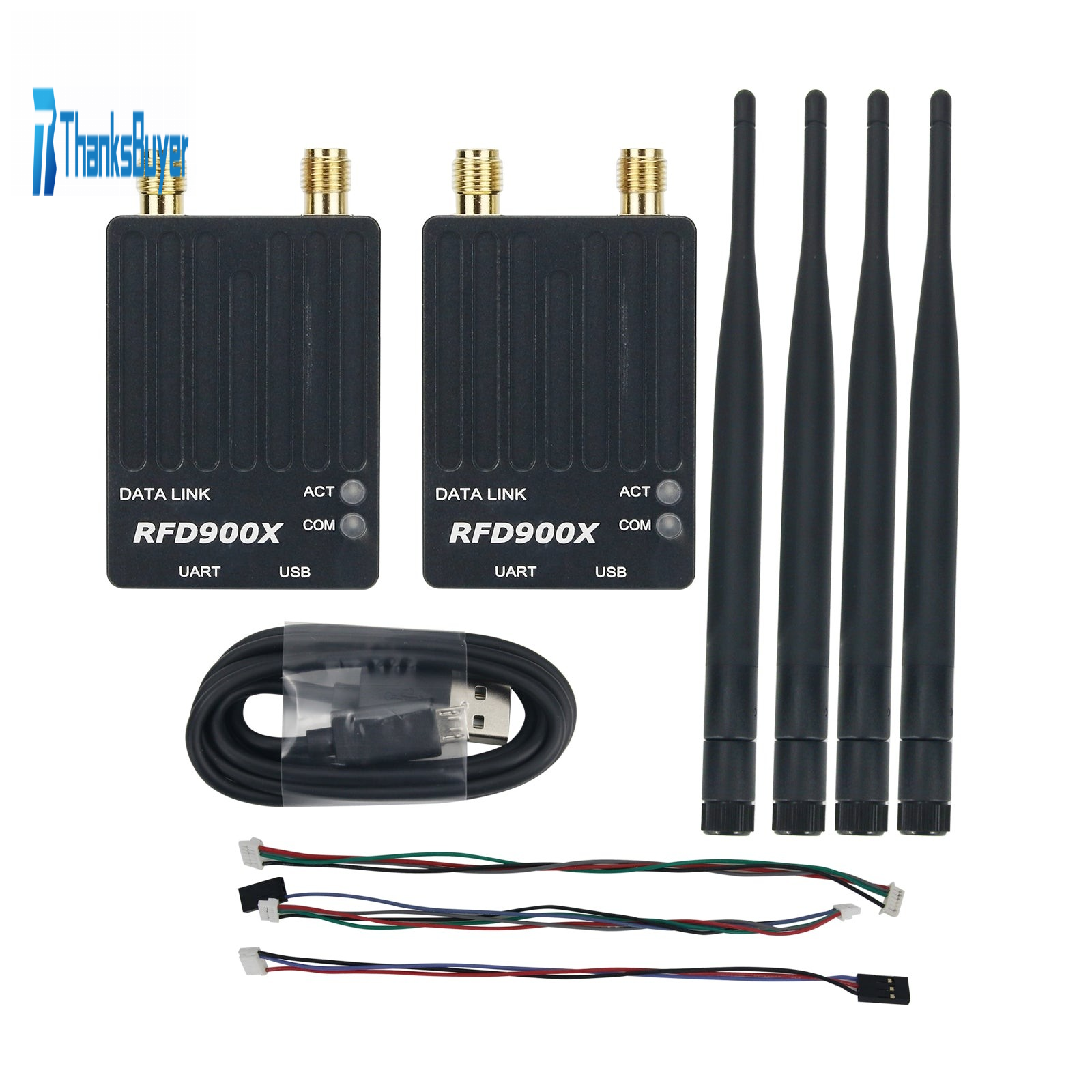 RFD900X Data Link Set UAV Data Radio Data Transmission Module For PPM