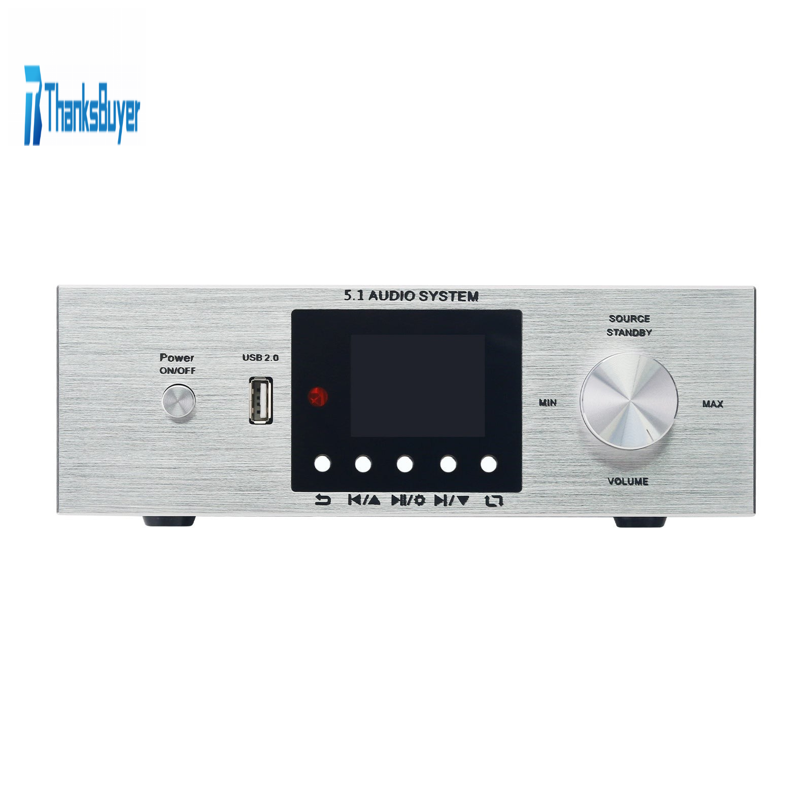 RCC_AMP5.1 USB DAC & 450W Power Amplifier 5.1 Audio System for Indepen
