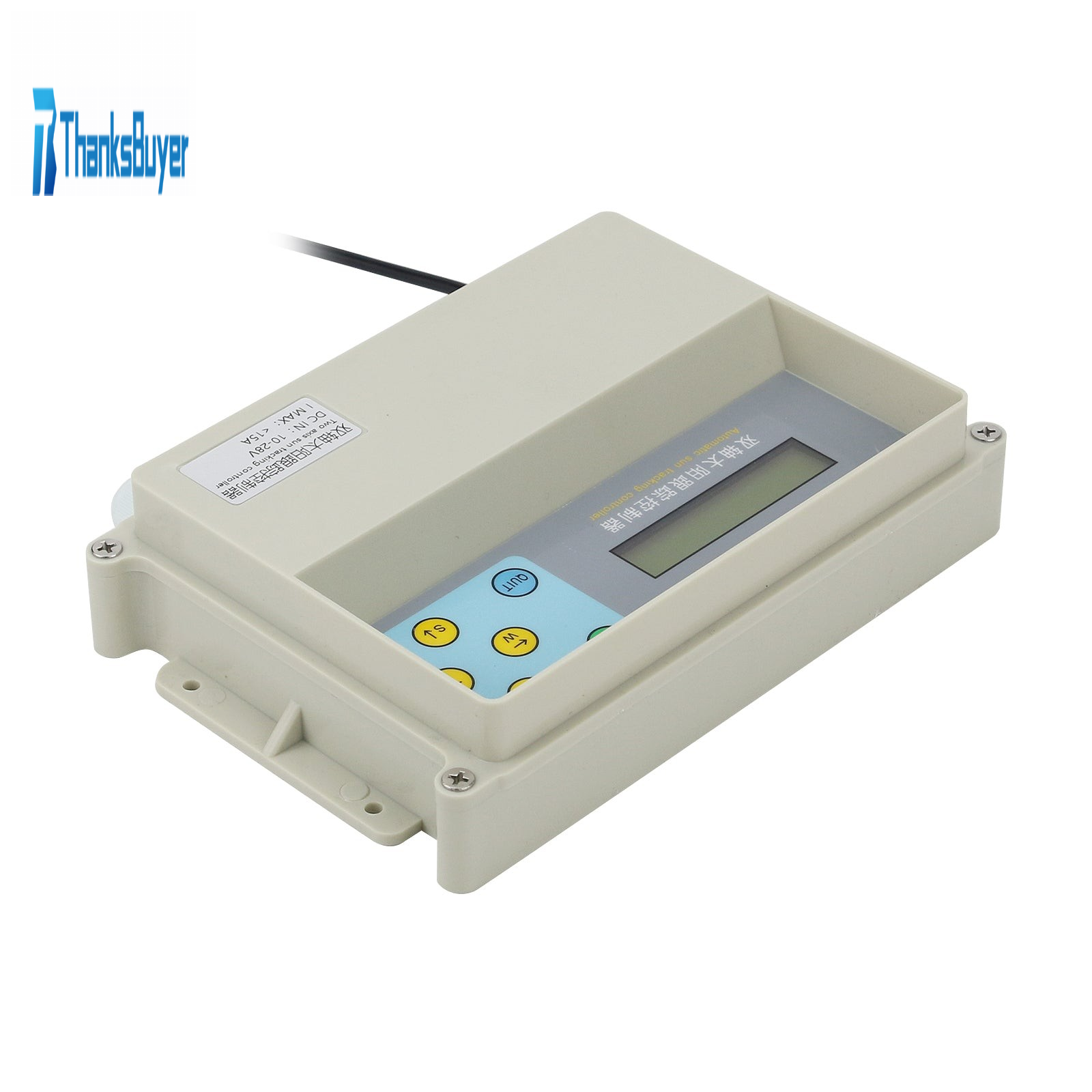 Dual Axis Solar Tracker Controller + Remote Control + Wind Speed Senso
