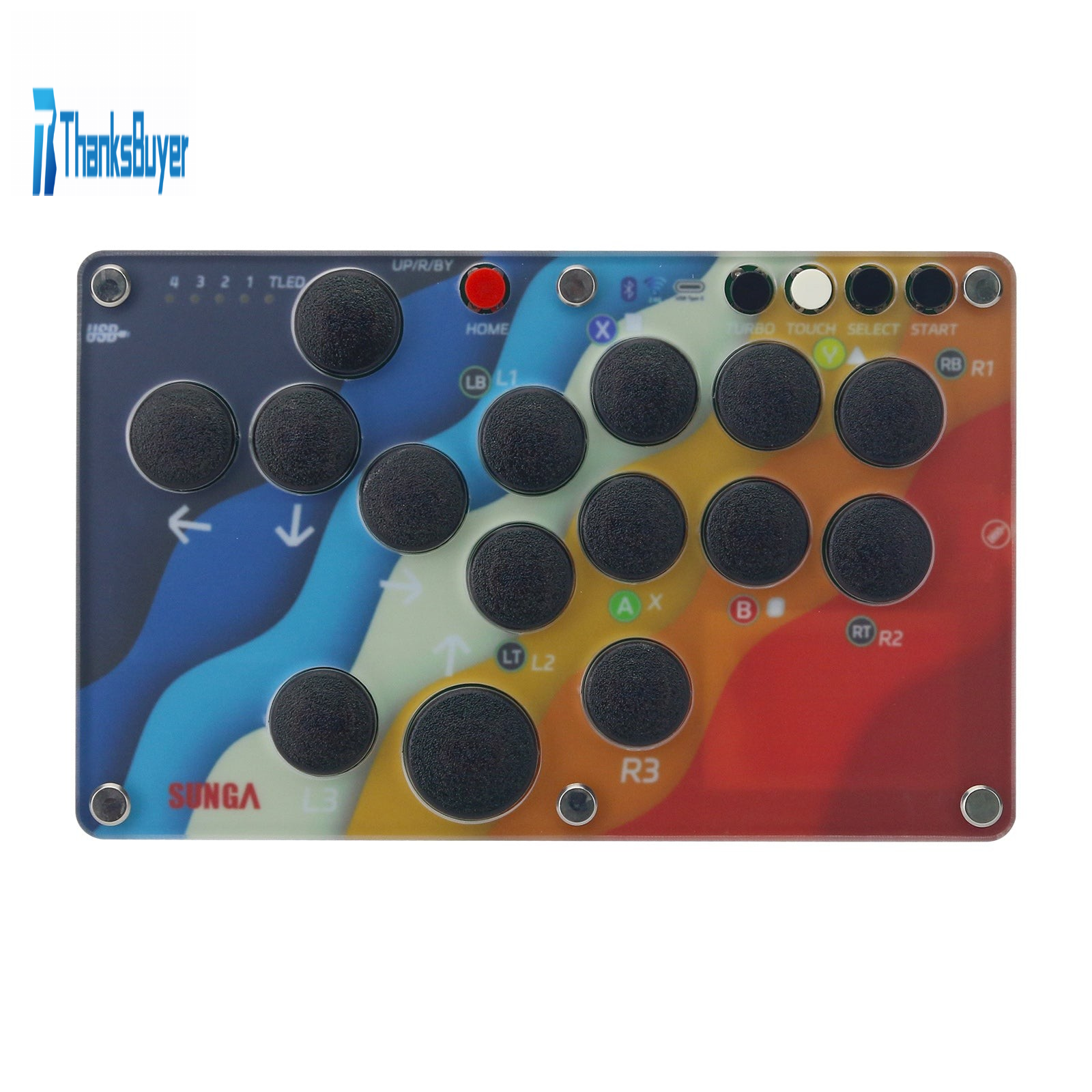 Wireless Hitbox Mini Game Keyboard Wireless 2.4G RGB Backlight Support