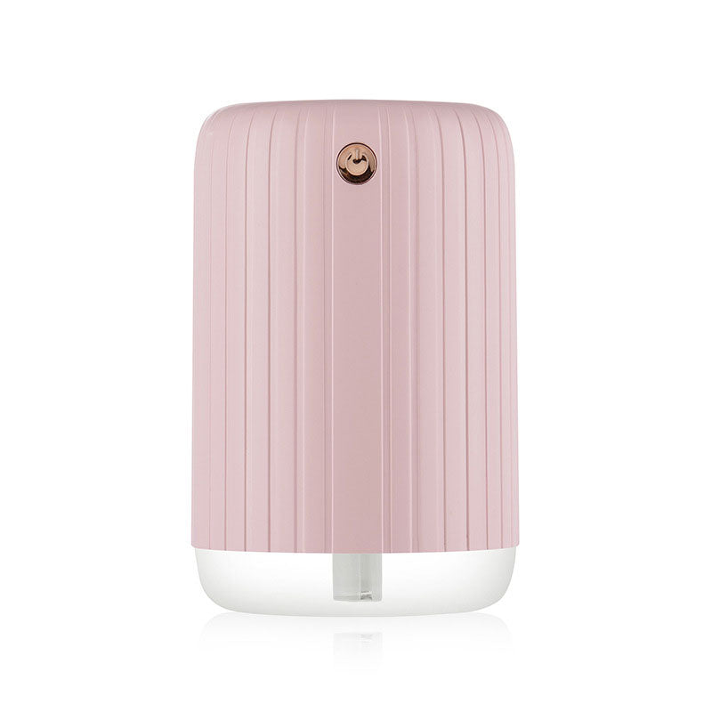LB 300ML Mini Ultrasonic Humidifier Desktop Air Humidifier Car Diffuser w/ Night Light Plug-In Type