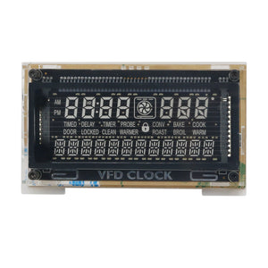 VFD Screen VFD Clock Support Automatic or Manual Brightness Adjustment with Transparent Panel 5V Power Supply