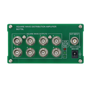 Clock Distributor Square Wave Distribution Amplifier 8-Channel Output (BNC Port Output 0-5Vpp)
