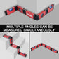 28" Multi-Function Foldable Level Metal Folding Level + Mini Level + Oxford Cloth Drawstring Bag