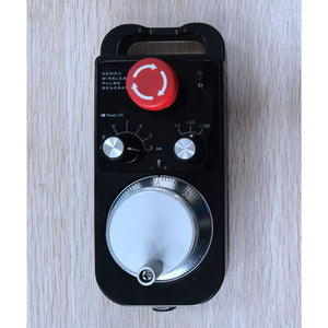 XCMCU XCWGP-06 6-Axis Wireless MPG Manual Pulse Generator CNC MPG with Emergency Stop Button