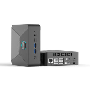 Sibolan DLL600B Mini PC N6000 4-Core Mini Computer Barebone or 4GB–16GB DDR4 with M.2 SSD
