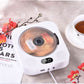 White/Black Bluetooth CD Player with FM Radio, USB Drive, TF Card Modes, Remote Control/Audio Cable/Desktop Stand