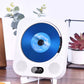 White/Black Bluetooth CD Player with FM Radio, USB Drive, TF Card Modes, Remote Control/Audio Cable/Desktop Stand