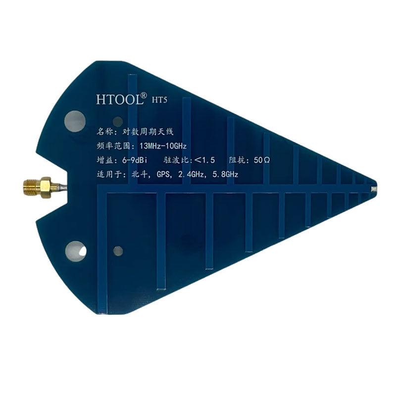 HamGeek  HT5 1300MHz-10GHz UWB Log Periodic Antenna Linear Polarization Directional Antenna for 2.4GHZ/5.8GHZ VTX