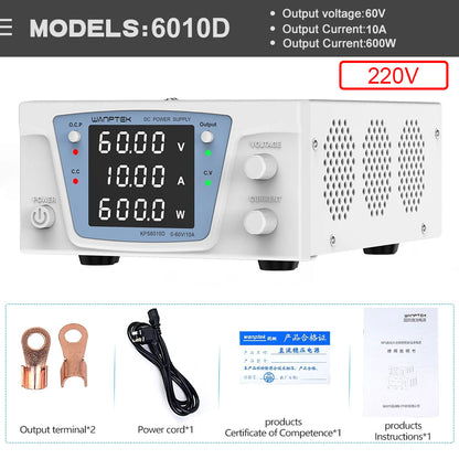 WANPTEK KPS6010D 60V 10A 600W Adjustable DC Power Supply Bench Power Supply for R&D & Aging Test