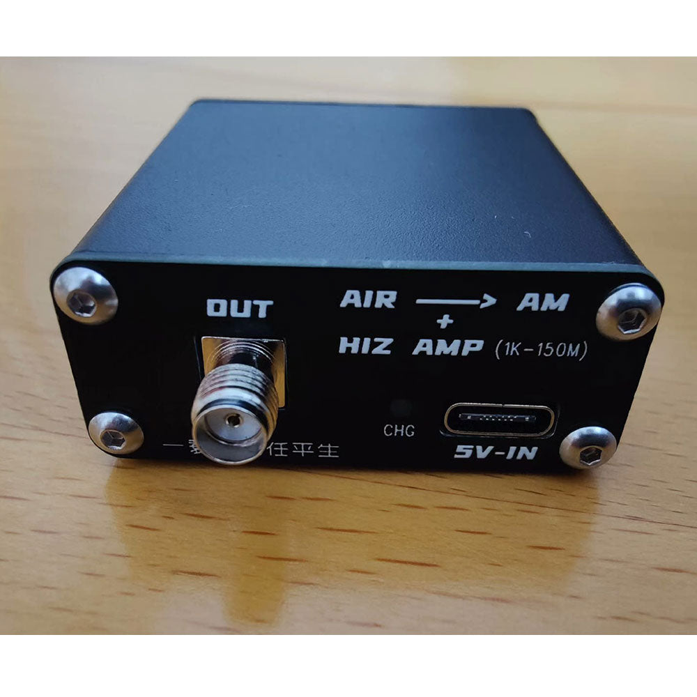 HamGeek T100M 2-in-1 100M Aviation Band Frequency Converter Hi-Z Amplifier with 2 Kinds of Connectors