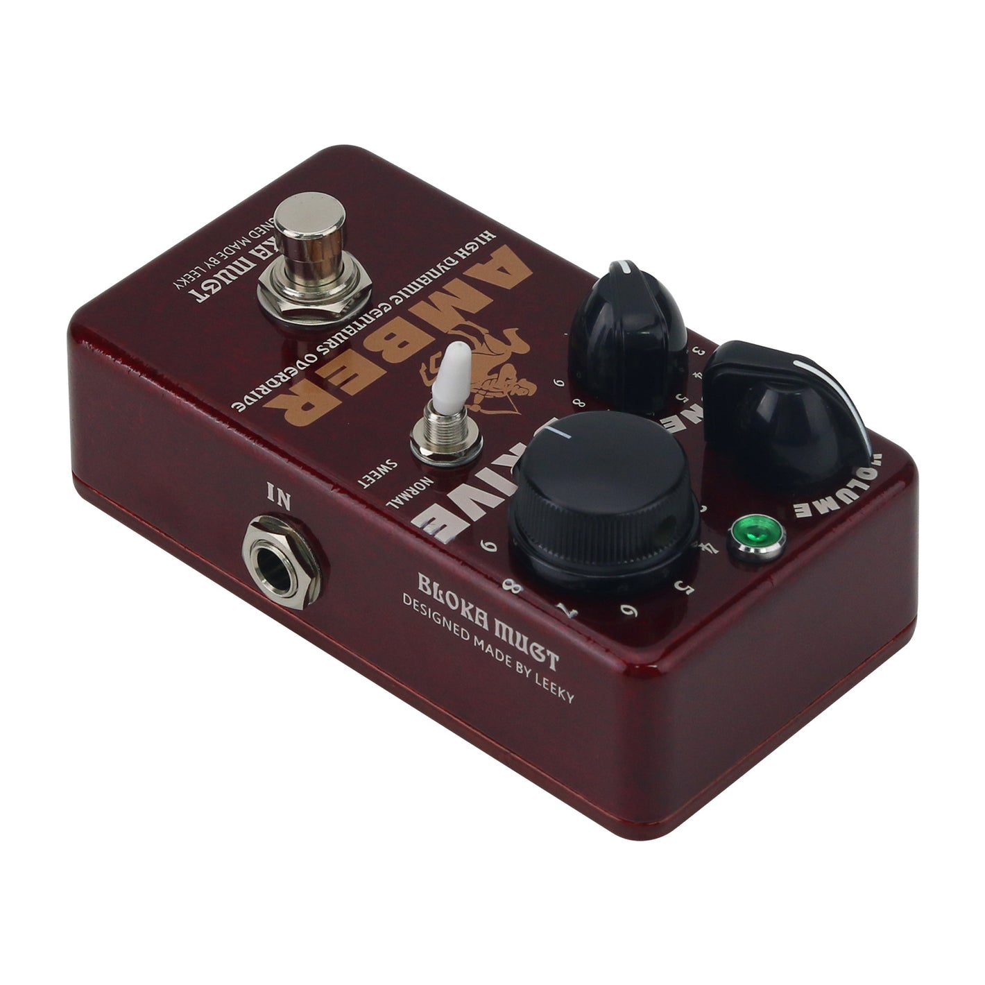 AMBER High Dynamic Centaurs Overdrive Pedal Effect Pedal with Normal and Sweet Gears for Guitars