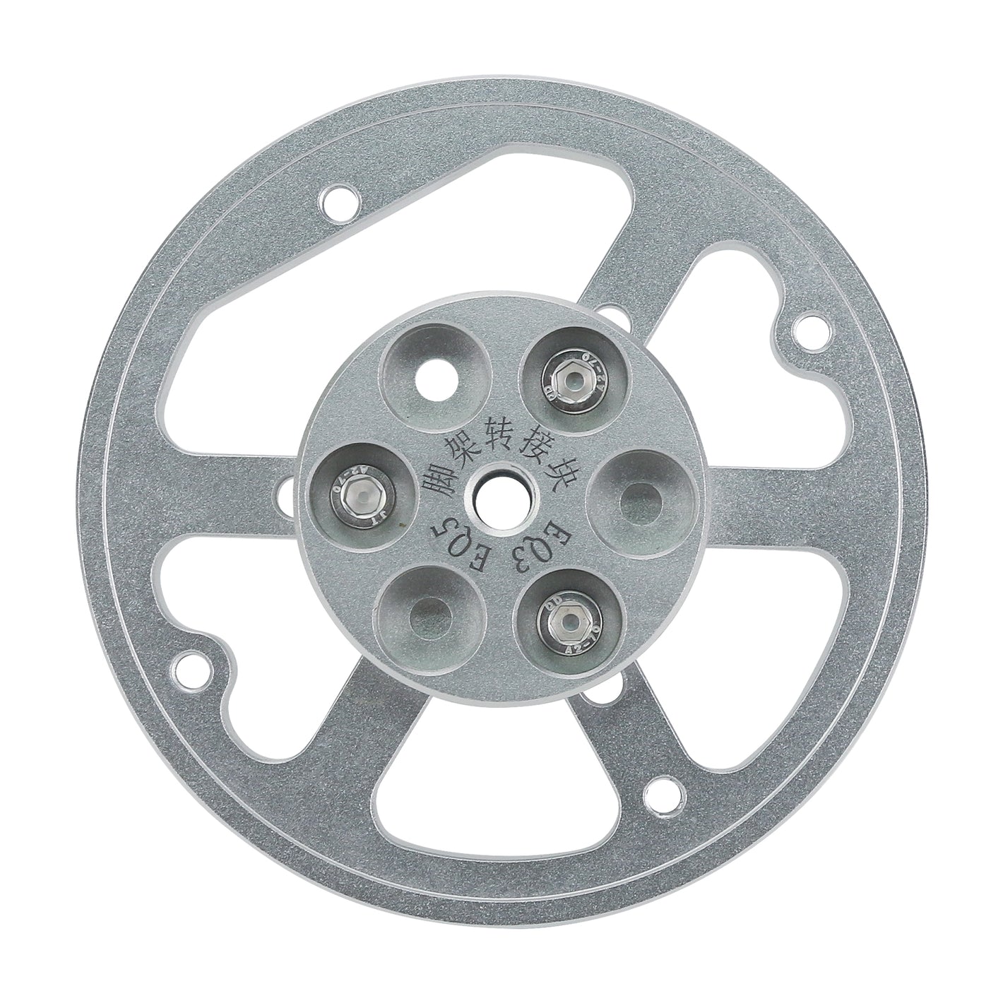 TeSeek Stainless Steel Equatorial Mount Base Adapter EQ3 EQ5 Tripod Connection Accessory for iOptron CEM40