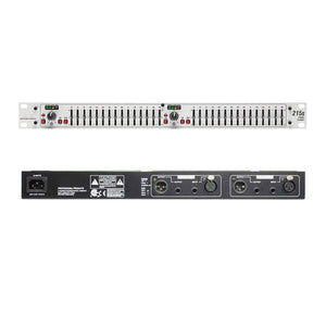 TZT-215 Series 2-Channel 15-Band Equalizer Professional Graphic Equalizer with XLR & TRS