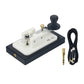 HAM SPACE MK-02 3D-Printed Mini CW Key Manual Morse Key with 3.5mm to 6.5mm Adapter for Ham Radio