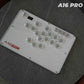 HamGeek A16 Pro Hitbox 16-Button Arcade Stick Arcade Controller with Low Profile Silver Switches