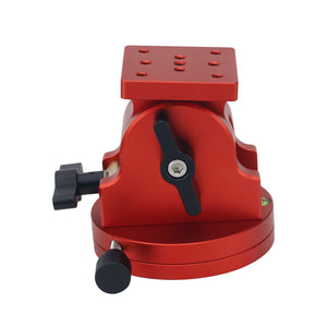 TeSeek Latitude Adjustment Base with 39KG High Load Capacity + Dovetail Slot for Equatorial Mount