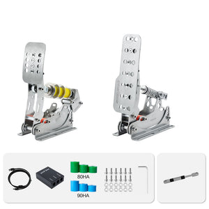 SIMJACK UT-P2 2-Pedal Racing Pedals with Optional Hydraulic Rods for G27/G29/T300RS/GTT500