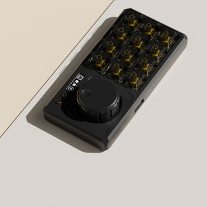 ForcePad 12-Key Small Keyboard Wired Keyboard with Tactile/Linear Switch and White/Black Shell