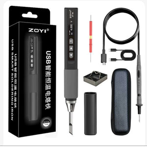 ZOYI ZT-N2 75W Constant Temperature Portable Electric Soldering Iron Standard Version + Storage Bag + T65 Soldering Tip