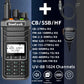 HamGeek UV-88 1024 Channels + 2 VFO Channels Walkie Talkie Handheld Transceiver + Programming Cable + Hand Mic