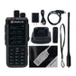 HamGeek UV-98 Plus 10W 1024CH Walkie Talkie VHF UHF Transceiver + Programming Cable + AM and SW Antennas