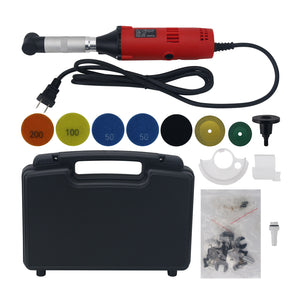 550W 90-Degree Elbow Micro Angle Grinder Grout Cleaner Grinding Machine with Optional Plastic Box