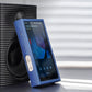 Original Brown/Blue PU Leather Sheath High Quality Protective Sheath for FiiO SK-M21 Music Player