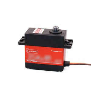 NANGU 45KG 300-Degree Servo Robotic Arm Servo Motor (Red/Blue) with Steel Gears and Coreless Motor