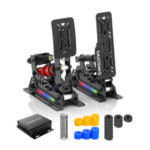 SIMSONN Pro X Ultra Hydraulic Pedals 2-Pedal Set (Accelerator+Brake) + Optional Base Plate and Heel Plate