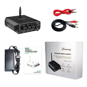 YS-LP3 HiFi 2.0 Stereo Bluetooth 5.4 Power Amplifier Low Noise Amplifier 2xNE5532 Op Amp + Optional Power Adapter