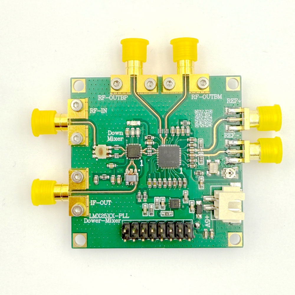 ADL5801-LMX2572 12.5MHz-6.4GHz PLL Local Oscillator Down Frequency Mixer Module + Optional STM32 Main Control Board