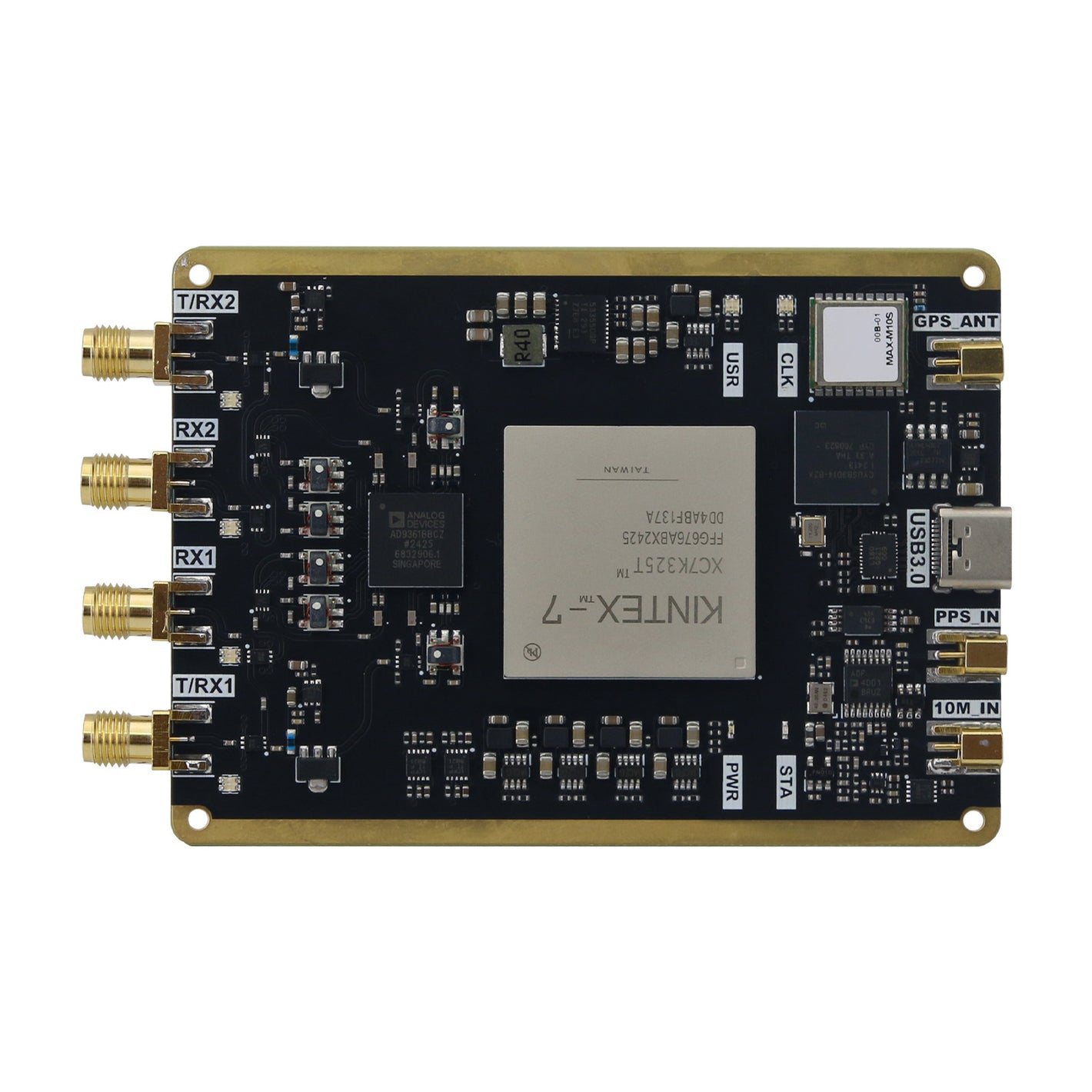 HamGeek Improved USRP B210 AD9361BBCZ+XC7K325T SDR Development Board USB3.0 Type-C 56MHz Support PPS/10MHz Input