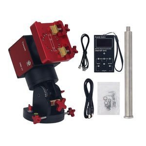 TeSeek Red HM-17PE Harmonic Equatorial Mount 18KG Load Capacity EQ Mount with GOTO Hand Controller for Telescopes