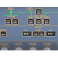 WINGFLEX A320 Overhead Panel with IRS & Lighting Panels Designed for Airbus PC Flight Sim Platforms