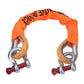 2PCS Lifeboat Fall Preventive Device UHMWPE 24mmx1m Liferaft FPD Sling with CCS/BV Certificates