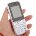 ZTK 2252 Phone Dual Band Dual SIM Card Bluetooth FM Camera 1.8 Inch- White