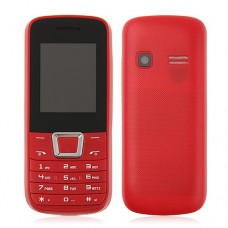 ZTK 2252 Phone Dual Band Dual SIM Card Bluetooth FM Camera 1.8 Inch- Red