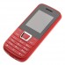 ZTK 2252 Phone Dual Band Dual SIM Card Bluetooth FM Camera 1.8 Inch- Red