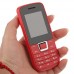 ZTK 2252 Phone Dual Band Dual SIM Card Bluetooth FM Camera 1.8 Inch- Red