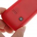 ZTK 2252 Phone Dual Band Dual SIM Card Bluetooth FM Camera 1.8 Inch- Red