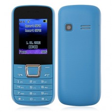 ZTK 2252 Phone Dual Band Dual SIM Card Bluetooth FM Camera 1.8 Inch- Blue